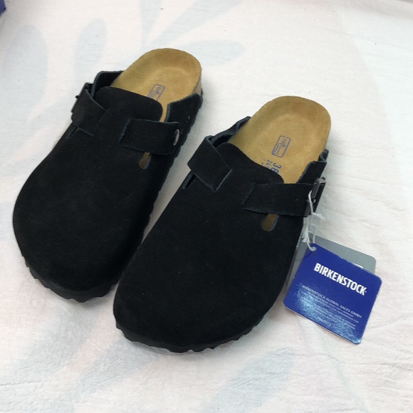 Women's Birkenstock Boston Mink Shoes - Picture 2 of 3